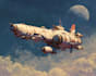draw sci fi spaceship design