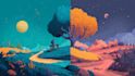 create unique digital illustration