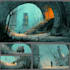 create environment concept art and illustration