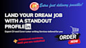 write resume, cover letter and linkedin profile