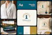do luxury elegant brand logo design with free revisions