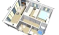 redraw floor plan for real estate agent, 3d floor plan design, autocad