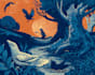 create awesome linocut illustration art