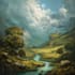 do stunning fantasy landscape, background illustration