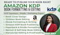 do book formatting book editing paperback formatting book publishing amazon KDP