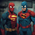 make drawing of super hero character