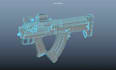 create 3d weapon, 3d gun model, fivem gta gun, weapon prop, game weapon modding