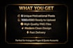 design 5 motivational instagram posts in canva
