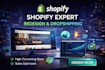 shopify website redesign and shopify dropshipping store, shopify development