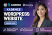 create or develop wordpress website with gutenberg, kadence pro, kadence block
