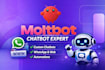 build moltbot chatbot with flows, integrations, and automation