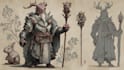 draw a fantasy illustration and design