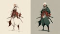 make game art illustrations and concept art artworks