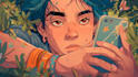 do a digital cartoon illustration