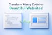 custom code features that are clean efficient, modern coding practices