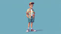 do a digital cartoon illustration