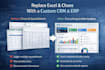 create a custom CRM or management system for your business