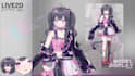 craft live2d vtuber model, 2d vtuber design, live2d rigging, anime facerig