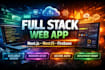 develop scalable full stack web app using next js, nestjs, and firebase