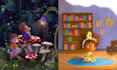 illustrate whimsical painterly childrens storybooks