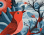 do linocut or woodcut illustrations