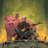 illustrate a superhero comic cover art