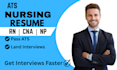 write ats optimized registered nurse cna resume, cover letter and linkedin