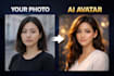 design a professional ai avatar image