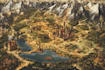 map illustration map design 3d isometric
