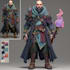 fantasy concept art game character,