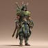 make a unique fantasy game character art