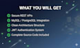 develop spring boot rest API with mysql or oracle