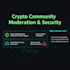 be your crypto telegram and discord moderator and community manager