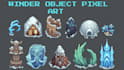 make retro 8bit 16bit 2d pixel art character sprite animation sprite sheet