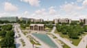 redesign 3d landscape development,urban masterplan,site layout,community render
