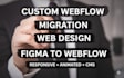 design redesign fix webflow website figma to wordpress wix webflow landing page