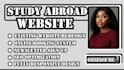 study abroad website, education consultant website, student visa website