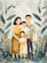 make artistic oil painting