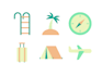 design modern flat icon set for you