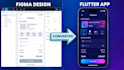 develop custom flutter app for ios and android