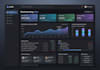 design saas dashboard, admin panel, CRM and web app UI UX in figma