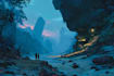 paint fantasy illustration and concept art