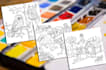 create kids and adults colouring book