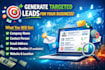 do b2b lead generation and web research