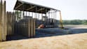 do industrial construction racking system 3d animation framework assembly video