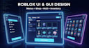 design and script roblox ui gui menus, shop, inventory, hud and buttons