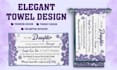 do custom towel design personalized stylish and supplier ready