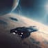 high quality space art and futuristic space scenes