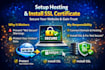 connect domain, setup hosting and install SSL certificate