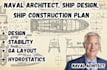 do naval architect, ship design, ship construction plan yacht design